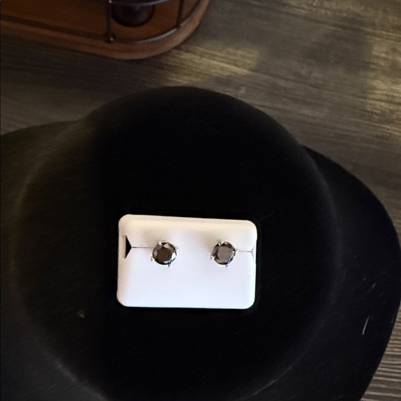 Jewelry - Elegant Black 2CT Stud Earrings